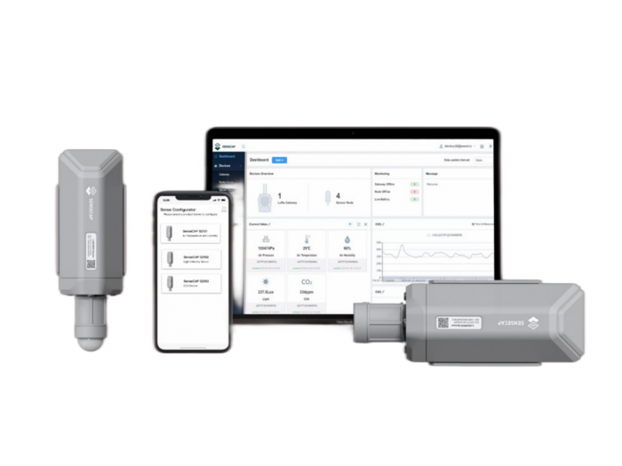 SenseCAP S2103- LoRaWAN CO2, Temperature, and Humidity Sensor