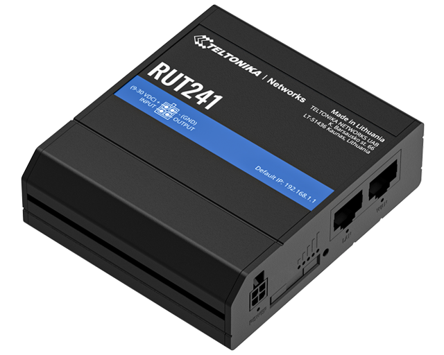 Teltonika Networks RUT241 INDUSTRIAL CELLULAR ROUTER