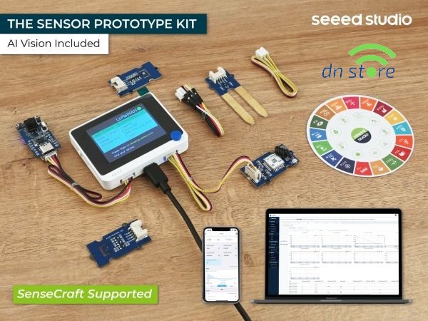 SenseCAP K1100 The Sensor Prototype Kit with LoRa® and AI, Supports SenseCraft