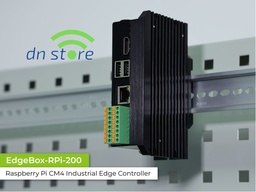 EdgeBox RPi 200 - Industrial Edge Controller 4GB RAM, 16GB eMMC, WiFi